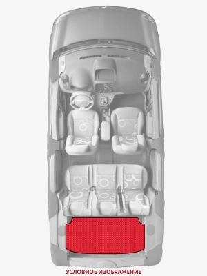 ЭВА коврики «Queen Lux» багажник для Mazda 3
